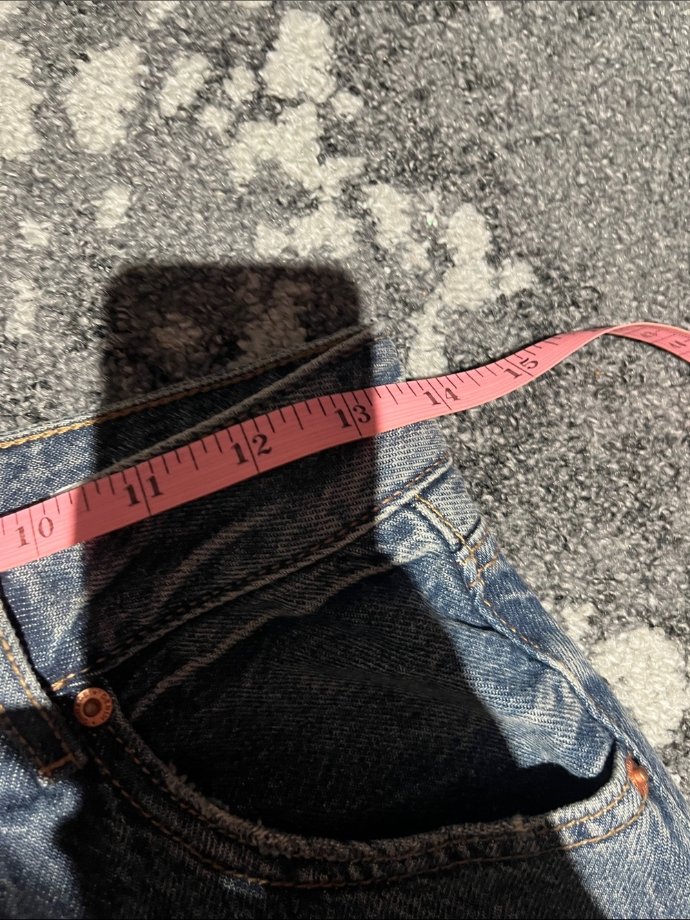 Garage Relaxed Wide-Leg Jeans in Blue Denim - Picture 5 of 6